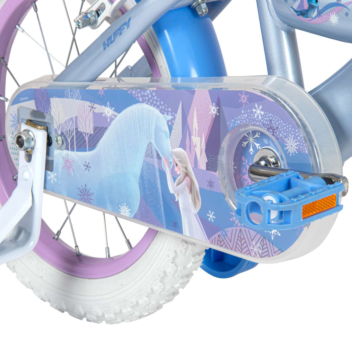Disney Frozen 2 Kinderfiets - Meisjes - 14 inch - Blauw Paars - Twee handremmen