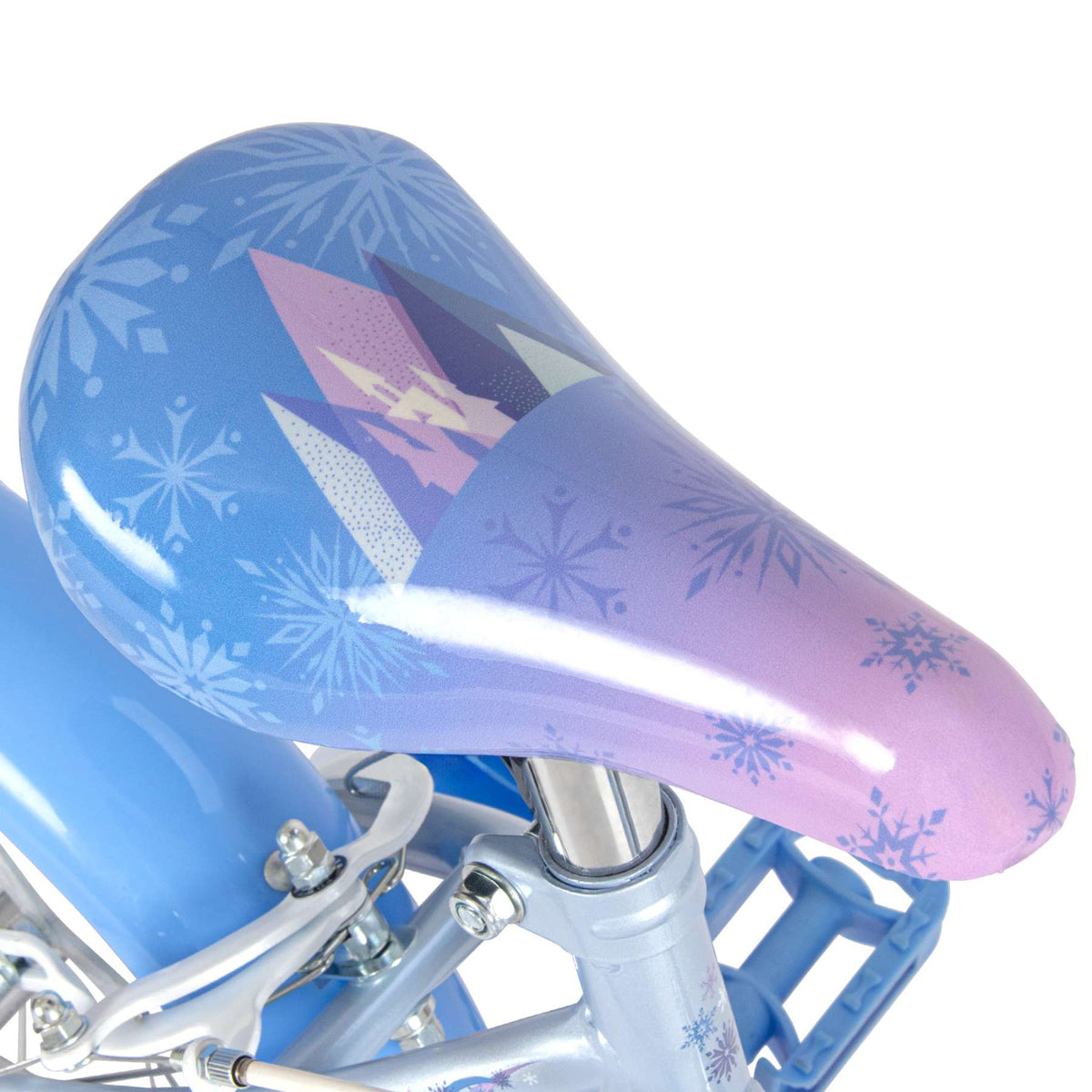 Disney Frozen 2 Kinderfiets - Meisjes - 14 inch - Blauw Paars - Twee handremmen