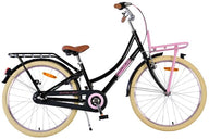 Volare Excellent Kinderfiets - Meisjes - 24 inch - Zwart - Shimano Nexus 3 versnellingen