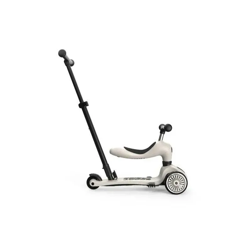 Scoot & Ride Highwaykick 1 Push & Go Ash in stepstand