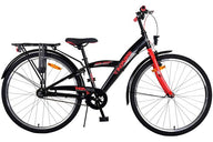 Volare Thombike Kinderfiets - Jongens - 26 inch - Zwart Rood - Nexus 3