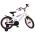 Volare Lily Kinderfiets - Meisjes - 16 inch - Wit Roze Paars - Twee Handremmen