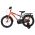 Volare Thombike Kinderfiets - Jongens - 16 inch - Oranje Grijs