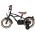 Volare Black Cruiser Kinderfiets - Jongens - 12 inch - Zwart