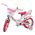 Volare Unicorn Kinderfiets - Meisjes - 12 inch - Wit - Twee handremmen