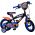 Hot Wheels Kinderfiets - Jongens - 12 inch - Zwart Oranje Blauw - Twee handremmen