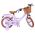 Volare Ashley Kinderfiets - Meisjes - 14 inch - Lila - Twee Handremmen