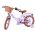 Volare Ashley Kinderfiets - Meisjes - 14 inch - Lila - Twee Handremmen