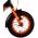 Volare Thombike Kinderfiets - Jongens - 12 inch - Zwart Oranje