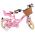 Volare Blossom Kinderfiets - Meisjes - 12 inch - Roze - Twee handremmen