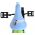 Bluey Kinderfiets - Uni- 12 inch - Blauw