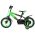 Volare Strike Kinderfiets - Jongens - 12 inch - Zwart Groen