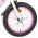 Volare Lily Kinderfiets - Meisjes - 16 inch - Wit Roze Paars - Twee Handremmen