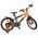 Volare Strike Kinderfiets - Jongens - 16 inch - Zwart Oranje - Twee Handremmen