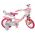 Volare Unicorn Kinderfiets - Meisjes - 12 inch - Roze - Twee handremmen