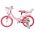 Volare Unicorn Kinderfiets - Meisjes - 16 inch - Roze - Twee Handremmen
