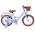 Volare Ashley Kinderfiets - Meisjes - 16 inch - Pastel Blauw- Twee Handremmen