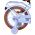Volare Ashley Kinderfiets - Meisjes - 16 inch - Pastel Blauw- Twee Handremmen