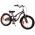 Volare Miracle Cruiser Kinderfiets - Meisjes- 16 inch - Mat Zwart - Prime Collection