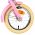 Volare Blossom Kinderfiets - Meisjes - 12 inch - Roze - Twee handremmen