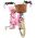Volare Blossom Kinderfiets - Meisjes - 14 inch - Roze - Twee Handremmen
