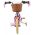 Volare Blossom Kinderfiets - Meisjes - 14 inch - Roze - Twee Handremmen