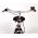 Volare Miracle Kinderfiets - Meisjes - 14 inch - Mat Zwart - Prime Collection