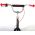 Volare Step - Jongens en Meisjes - 16 inch - Zwart/Rood