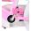 Paw Patrol Kinderfiets - Meisjes - 14 inch - Roze - Twee handremmen