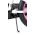 Volare Lily Kinderfiets - Meisjes - 16 inch - Wit Roze Paars - Twee Handremmen