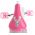 Volare Unicorn Kinderfiets - Meisjes - 14 inch - Wit - Twee Handremmen