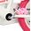 Volare Unicorn Kinderfiets - Meisjes - 14 inch - Wit - Twee Handremmen