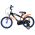 Hot Wheels Kinderfiets - Jongens - 16 inch - Zwart Oranje Blauw