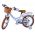 Volare Ashley Kinderfiets - Meisjes - 16 inch - Pastel Blauw- Twee Handremmen