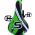 Volare Sportivo Kinderfiets - Jongens - 24 inch - Zwart Groen