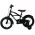 Volare Black Cruiser Kinderfiets - Jongens - 14 inch - Zwart - 95% afgemonteerd
