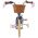 Volare Blossom Kinderfiets - Meisjes - 14 inch - Paars