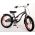 Volare Miracle Cruiser Kinderfiets - Meisjes- 16 inch - Mat Zwart - Prime Collection