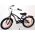 Volare Miracle Cruiser Kinderfiets - Meisjes- 16 inch - Mat Zwart - Prime Collection