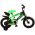 Volare Sportivo Kinderfiets - Jongens - 12 inch - Neon Groen/Zwart - 95% afgemonteerd