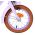 Volare Ashley Kinderfiets - Meisjes - 12 inch - Lila