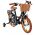Volare Ashley Kinderfiets - Meisjes - 14 inch - Zwart - Twee Handremmen