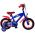 Turbo Crew Kinderfiets - Jongens - 12 inch - Blauw Rood