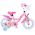 Magic Royals Kinderfiets - Meisjes - 12 inch - Roze - Twee Handremmen