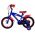 Turbo Crew Kinderfiets - Jongens - 14 inch - Blauw Rood - Twee handremmen