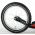 Volare Step - Jongens en Meisjes - 16 inch - Zwart/Rood