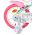 Volare Unicorn Kinderfiets - Meisjes - 14 inch - Groen - Twee Handremmen