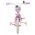 Volare Olivia Kinderfiets - Meisjes - 14 inch - Roze - Twee Handremmen