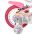 Volare Unicorn Kinderfiets - Meisjes - 12 inch - Roze - Twee handremmen