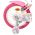 Volare Unicorn Kinderfiets - Meisjes - 16 inch - Roze - Twee Handremmen